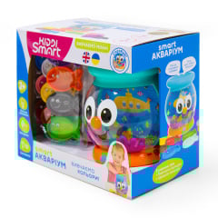 Двуязычная обучающая игрушка интерактивная KIDDI SMART Smart-Аквариум 15 см Разноцветный KD220266 Шостка