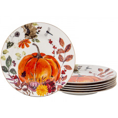 Набір тарілок Lefard Autumn harvest 19 см Різнокольоровий AL262825 Братське
