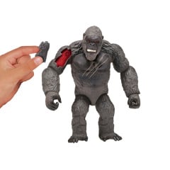Игровая фигурка Конг с истребителем Godzilla vs. Kong 15 см Серый KD90215 Славута