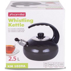 Чайник для плиты Boiling Water 2,5л black Kamille DP262127 Бородянка