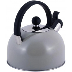Чайник для плиты Young Leaf из нержавеющей стали 2,5л grey Kamille DP262107 Каменское