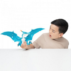 Птеродактель іграшка інтерактивна Pets & Robo Alive 23x27x15 см Блакитний KD219849 Василівка