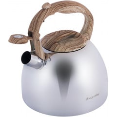 Чайник з нержавіючої сталі зі свистком 2.7 л сатин Kamille DP91368 Березне