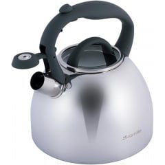 Чайник з нержавіючої сталі зі свистком 2.7 л з сірої ручкою Kamille DP91364 Іршава