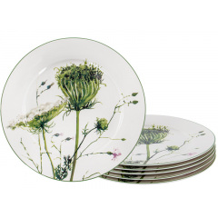 Набір тарілок Lefard Garden Muse 27 см Різнокольоровий 6 шт AL262828 Бушеве