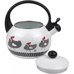 Емальований чайник для плити Chickens із нержавіючої сталі 2,2л Kamille DP262120 Київ