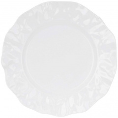 Обідній набір тарілок BonaDi Місто Хвиля 29 см Білий 2 шт DP231624 Гуляйполе