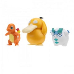 Фігурки ігрові Pokemon Charmander-Galarian Darumaka-Psyduck W19 Різнокольоровий 3 шт KD229666 Буча