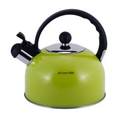 Кухонний green чайник со свистком из нержавеющей стали 2.5л Kamille KL225379 Костополь