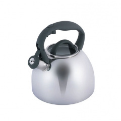 Чайник 2.7л з нержавіючої сталі зі свистком та бакелітовою ручкою Kamille KL226102 Васильків