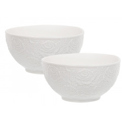 Набор салатников Lefard Rose 13х6,5 см Белый 2 шт AL262819 Гуляйполе