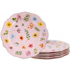 Набір тарілок Lefard Rena 21 см Різнокольоровий AL262645 Одеса