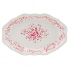 Набір тарілок Lefard Glamor 31х20 см Біло-рожевий 6 шт AL262642 Київ