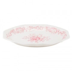 Набір тарілок Lefard Glamor 31х20 см Біло-рожевий 6 шт AL262642 Київ
