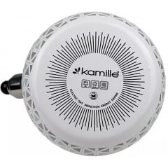 Эмалированый чайник для плиты Triangles из нержавеюшей стали 2,5л Kamille DP262124 Самбор