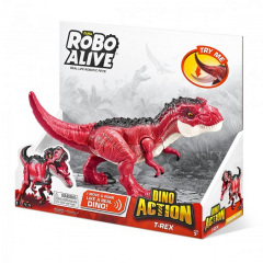 Тираннозавр игрушка интерактивная Pets & Robo Alive 23x27x15 см Разноцветный KD219847 Березно