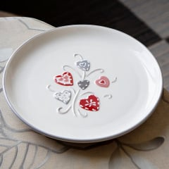 Набор сервировочных тарелок Sabefet Hearts 26 см Разноцветный 2 шт AL233256 Свесса