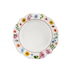 Набір фарфорових тарілок Lefard Eriya 21 см Різнокольоровий 6 шт AL262647 Біла Церква