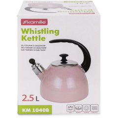 Чайник для плиты Boiling Water 2,5л pink Kamille DP262132 Днепрорудное