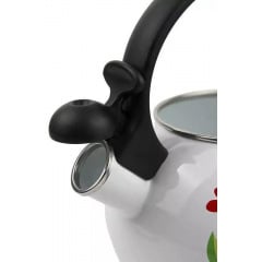 Эмалированый чайник для плиты Flowers из нержавеюшей стали 2,2л Kamille DP262119 Киев