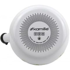 Эмалированый чайник для плиты Flowers из нержавеюшей стали 2,2л Kamille DP262119 Киев