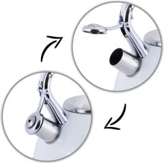 Чайник для плиты из нержавеющей стали 2,7л white Kamille DP262112 Новониколаевка