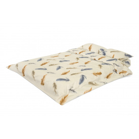 Комплект постільної білизни Артеміда (євро, поліестер, наволочки: 50х70 см 2 шт та 70х70 см 2 шт, перо, білий) IMI