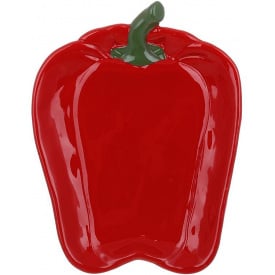 Тарелки BonaDi Ceramic Red Pepper 23.5х18.3 см Красный 2 шт DP231016