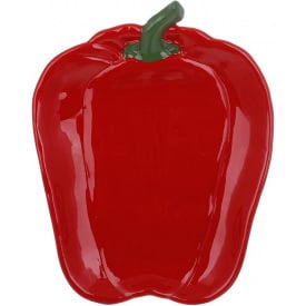 Тарілки BonaDi Ceramic Red Pepper 27.5х21.5 см Червоний 2 шт DP231013
