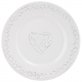 Набор сервировочных тарелок Sabefet Love 24,5 см Белый AL233257