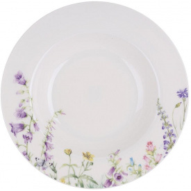 Набір супових тарілок BonaDi Квітковий 22х3 см Різнокольоровий 6 шт DP231044