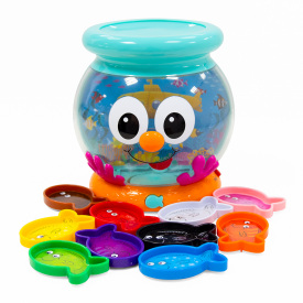 Двомовна навчаюча іграшка інтерактивна KIDDI SMART Smart-Акваріум 15 см Різнокольоровий KD220266