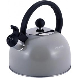Чайник для плити Young Leaf з нержавіючої сталі 2,5л grey Kamille DP262107
