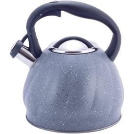 Чайник для плиты Grey Marble из нержавеющей стали 3л Kamille DP262136