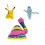 Фігурки ігрові Pokemon Machop-Pikachu-AlolaMack W19 Різнокольоровий 3 шт KD229665 Фастів