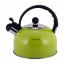 Кухонний green чайник со свистком из нержавеющей стали 2.5л Kamille KL225379 Костополь