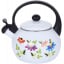 Эмалированый чайник для плиты Flowers из нержавеюшей стали 2,2л Kamille DP262119 Киев