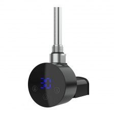 ТЭН для полотенцесушителя OnlyHeat Agate Black Pro 0.6 кВт скрытый монтаж Черный