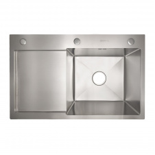 Кухонна мийка Britc HM HS7848AR 78x48x23 см Сірий