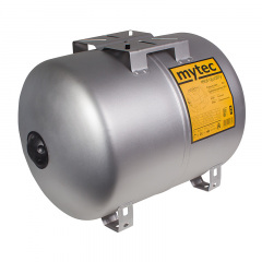 Гідроакумулятор Mytec 50 л горизонтальний Сріблястий Умань