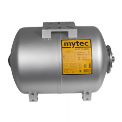 Гідроакумулятор Mytec 50 л горизонтальний Сріблястий Умань