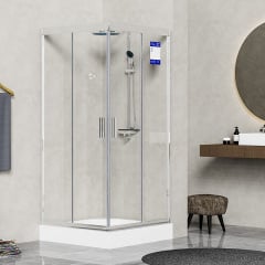 Душова кабіна Britc Orion 80x80 см з піддоном Серебристо-белый Ізюм