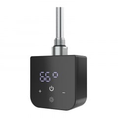 ТЭН для полотенцесушителя OnlyHeat Onyx Black 0.9 кВт Черный Новомосковск