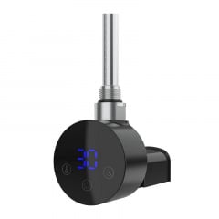 ТЕН для рушникосушки OnlyHeat Agate Black Pro 0.6 кВт прихований монтаж Чорний Дніпрорудне