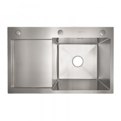 Кухонна мийка Britc HM HS7848AR 78x48x23 см Сірий Львів