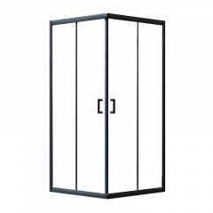 Душова кабіна Britc Orion 80x80 см без піддону Чорний Бородянка