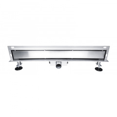 Трап линейный Britc 800 мм с сифоном пристенный Серебристый Измаил