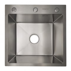 Кухонна мийка Britc HM HS5050 50x50x23 см Сірий Чортків