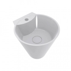 Умивальник Miraggio Smart, miramarble, білий глянцевий Киев