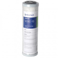 Картридж Pentek SCBC-10sl 9 3/4" 0.5 мкм срібло/вугілля (155350-43) Курень